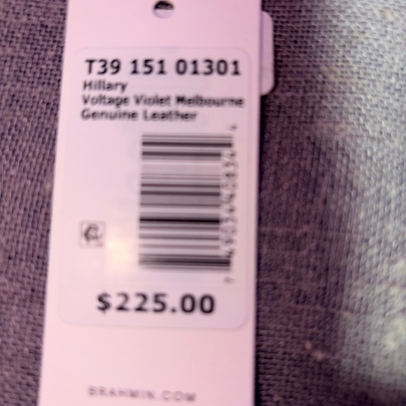 Brahmin Iridescent Purple Shoulder Bag - Picture 2 of 11